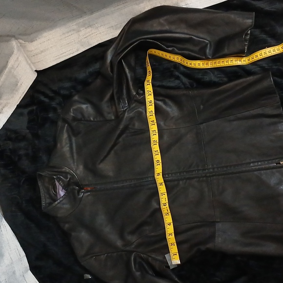 Shanghai Tang Leather Pantsuit Sz 8 - Picture 5 of 11